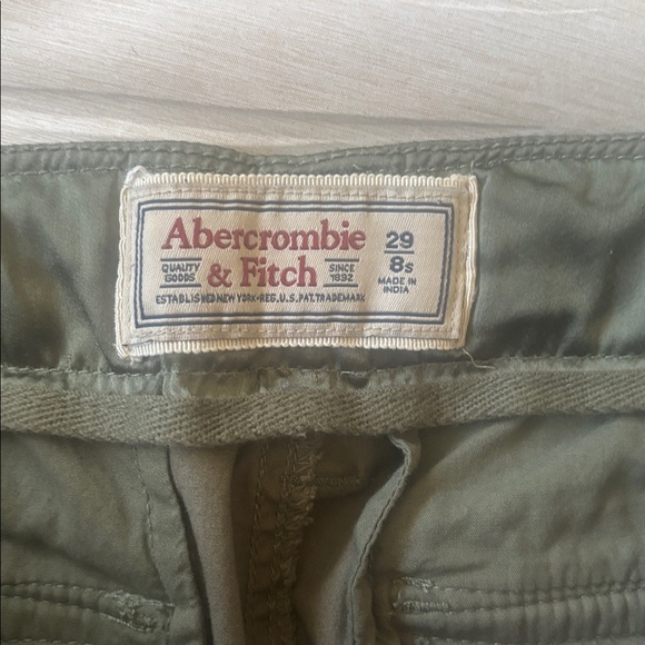 A&F Y2K 2000’s Olive Green Utility Cargo Pants - Picture 5 of 5